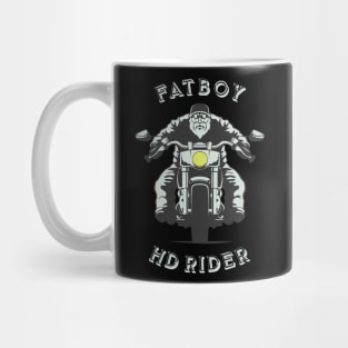 MOTORCYCLE BIKE RIDER - FATBOY RIDER Mug